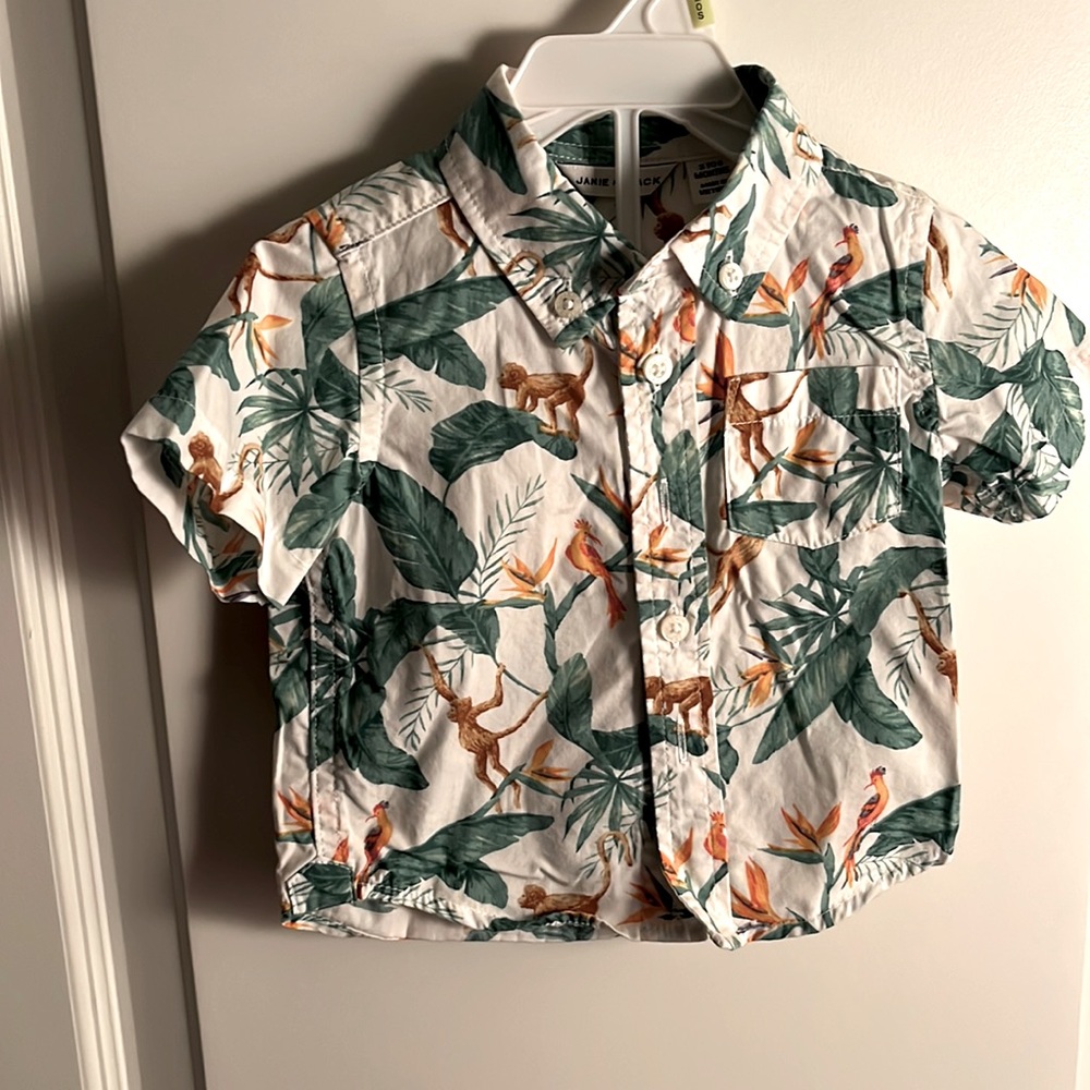 Baby boy summer button down